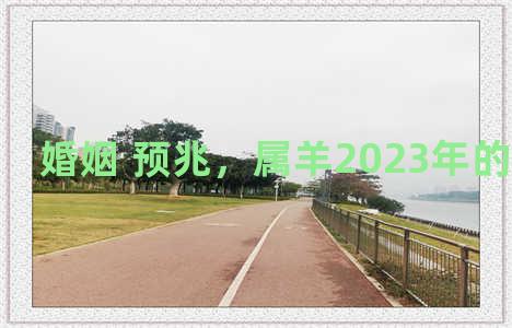 婚姻 预兆，属羊2023年的婚姻预兆